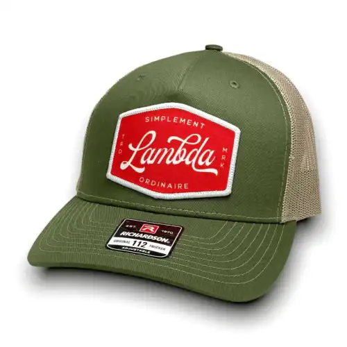 Casquette Lambda simplement ordinaire