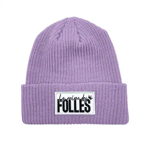 Tuque La reine des folles lavende