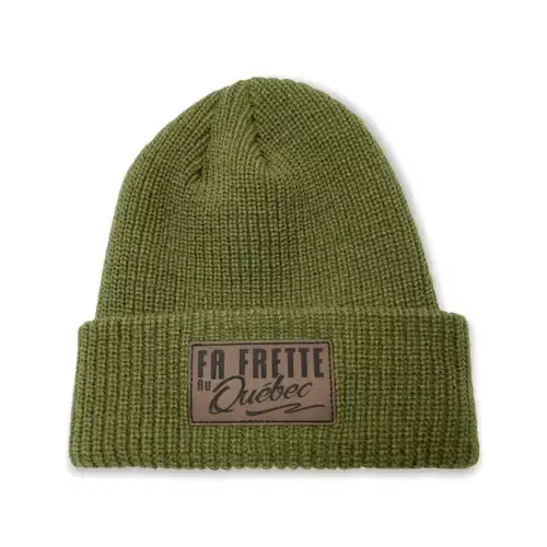 Tuque FA Frette au Québec faux cuir