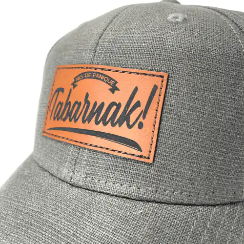 Casquette Pas de Panique Tabarnak HEMP DAD CAP – Image 2