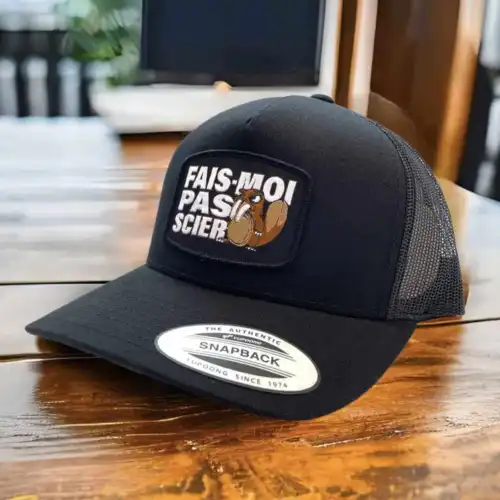 casquette Québec drôle fais-moi pas scier