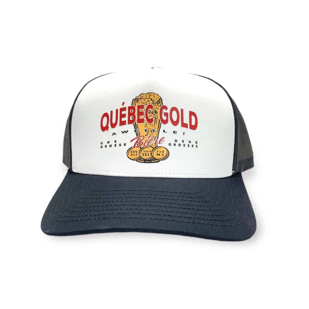 Casquette Québec Gold Impression DTF 3