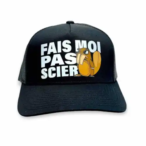 Casquette Fais moi pas scier Impression DTF – Image 3