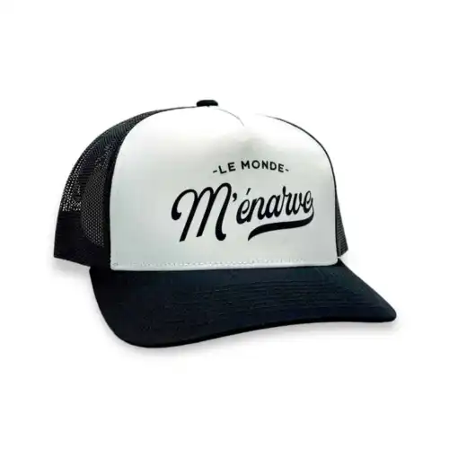 Casquette le monde m'énarve Impression DTF – Image 3