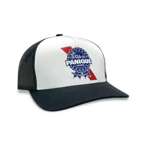 Casquette Pas de panique tabarnak Impression DTF – Image 3