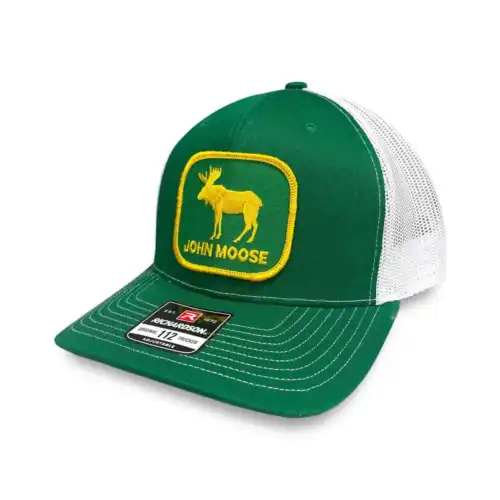 Casquette John Moose patch brodé à bordure merrow – Image 4