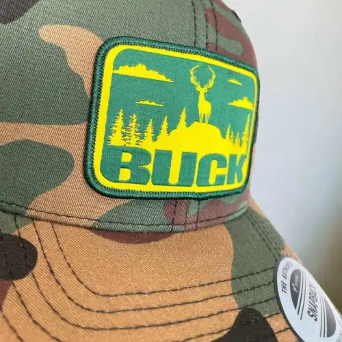 Casquette Camo BUCK patch tisse – Image 2