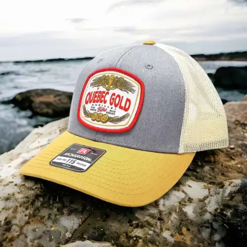 Casquette Québec Gold patch tissé