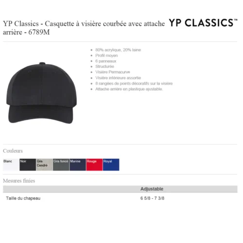 Casquette personnalisée laserable leatherette Casquette 6789M – Image 3