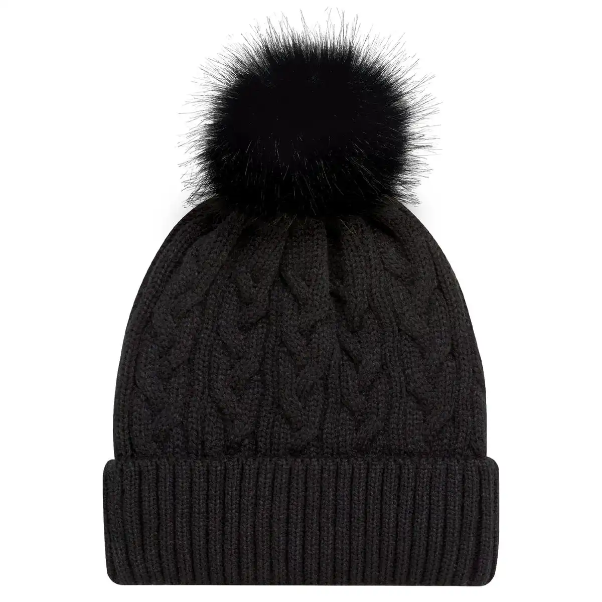 Couleur Noir pompon noir