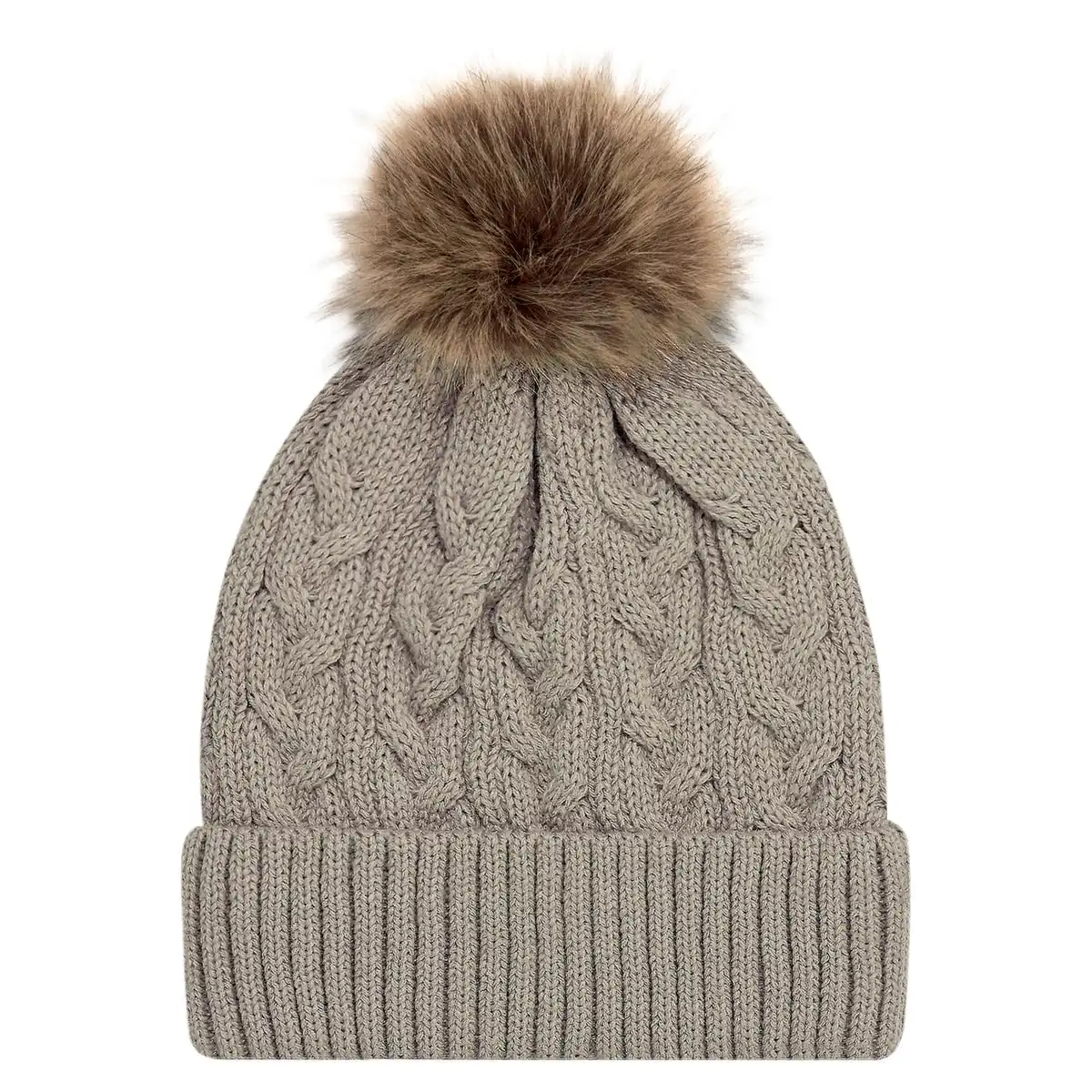 Couleur Avoine pompon beige
