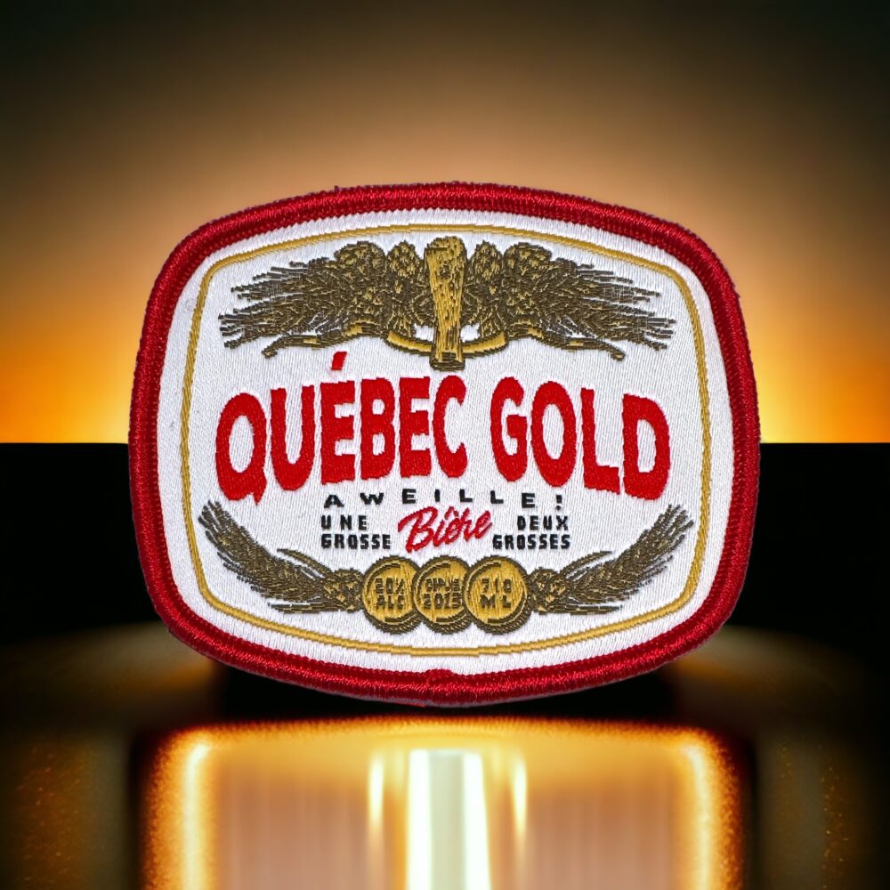 Patch tissé Québec Gold 1