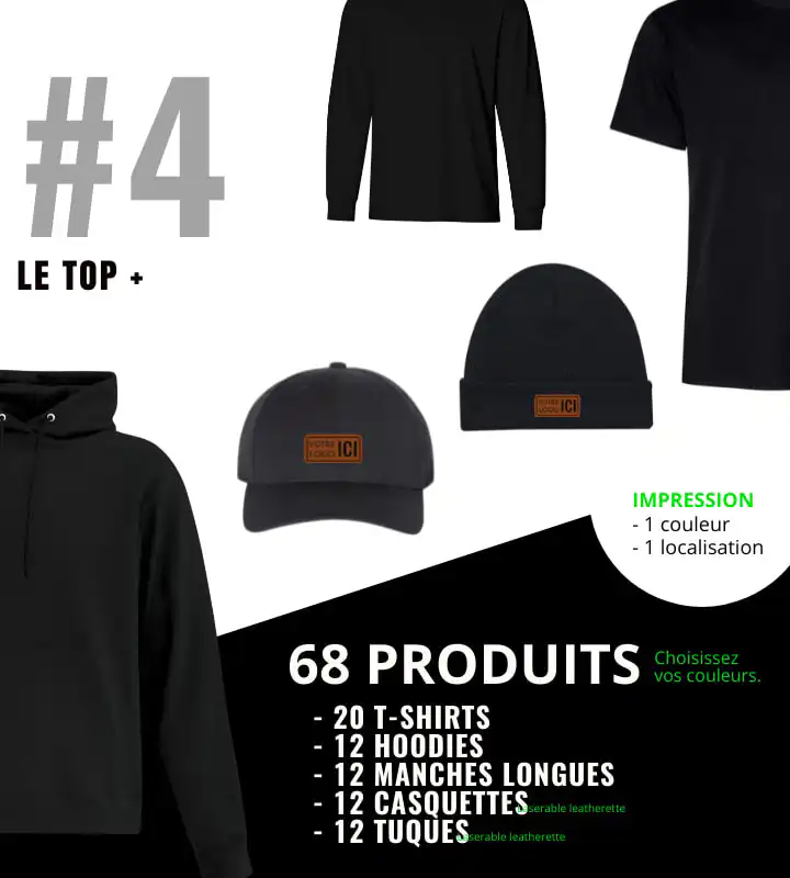 IMPRESSION DE VÊTEMENTS PROMOTIONNELS CORPORATIFS