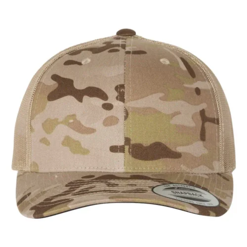 Casquette personnalisée laserable leatherette YP6606 CAMO – Image 5