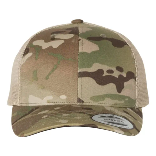 Casquette personnalisée laserable leatherette YP6606 CAMO – Image 8