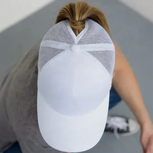 Casquette personnalisée pour femme avec ouverture pour queue-de-cheval 5970 – Image 8
