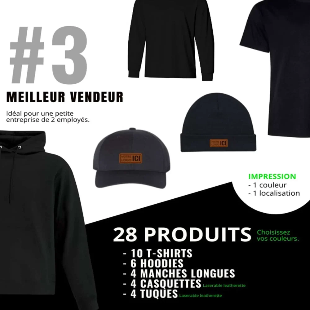 LOT#3 Le meilleur vendeur