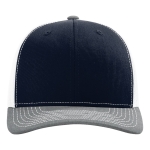 Marine/Blanc/Gris Cendré