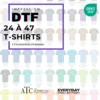 T-shirt ATC1000 Impression DTF 24 à 47