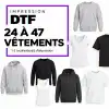 Impression DTF 24 à 47 vêtements