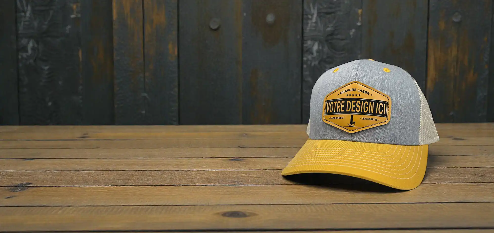 Patch cuir casquette personnalisé – Commande simplifiée | Madjx